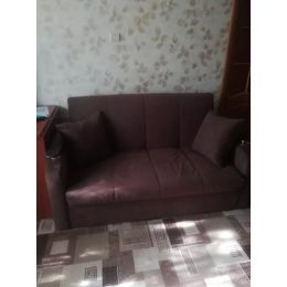 Диван прямой Денвер Plush Дарк Brown