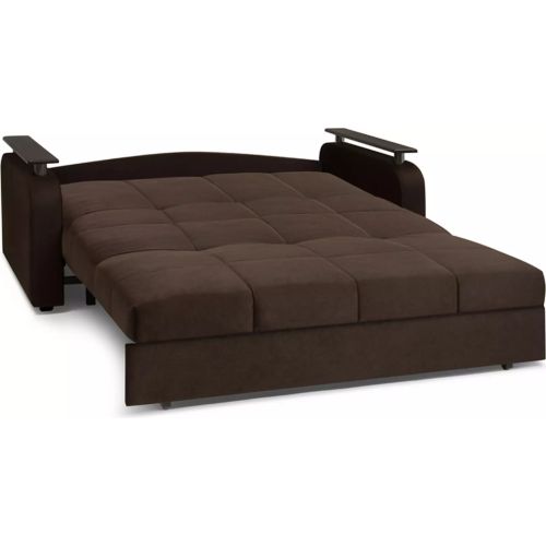 Диван прямой Денвер Plush Дарк Brown
