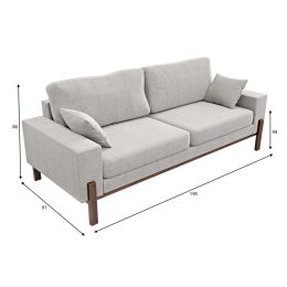 Диван прямой Хангель Сильвер