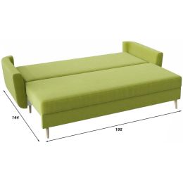 Диван прямой Норфолк Plush Green