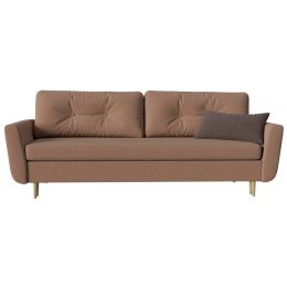 Диван прямой Норфолк Plush Light Brown