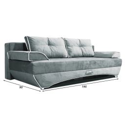 Диван прямой Валенсия Grey
