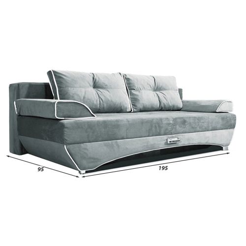 Диван прямой Валенсия Grey