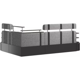 Диван угловой Карина (Каштан) Сountry Grey