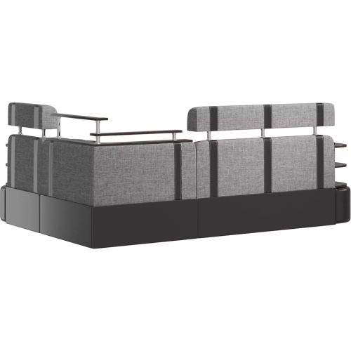 Диван угловой Карина (Каштан) Сountry Grey