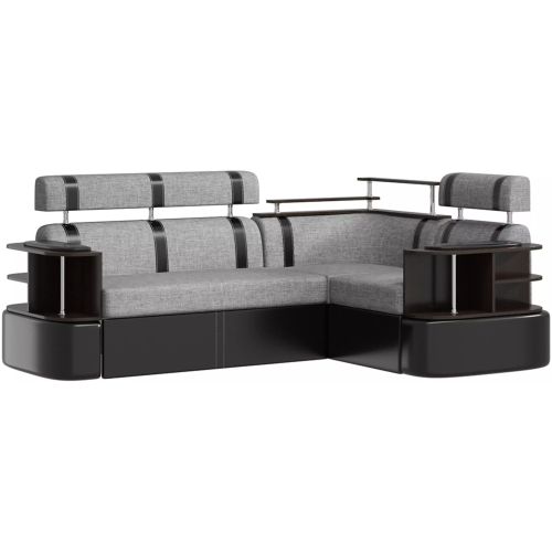 Диван угловой Карина (Каштан) Сountry Grey