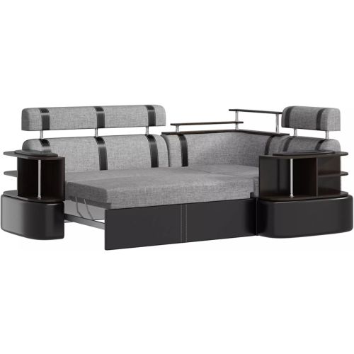 Диван угловой Карина (Каштан) Сountry Grey