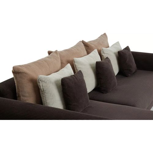 Диван угловой Мэдисон Люкс Plush Brown