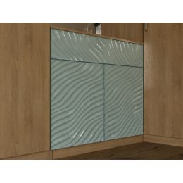 Прихожая Глянец угловая 3D МДФ 1