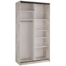 Шкаф-купе 2-х дверный Айсберг Лофт 150 с зеркалом