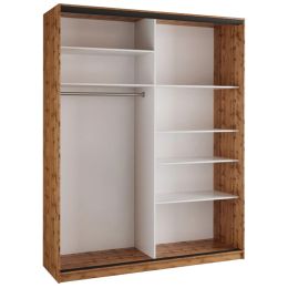 Шкаф-купе 2-х дверный  Айсберг Лофт 190 с зеркалом 1