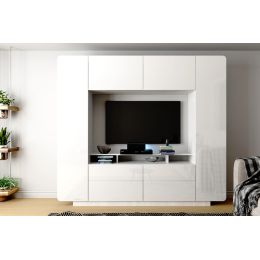 Стенка Купертино Денди (Квадрат Нео) 7 Глянцевый МДФ