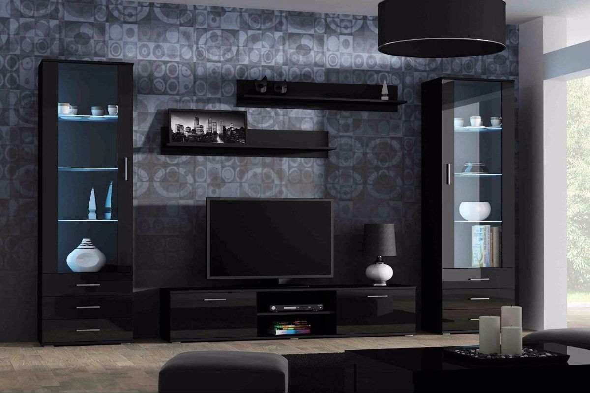 мебель в гостиную черного цвета