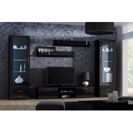 Стенка Сохо 7 Модерн глянцевая МДФ