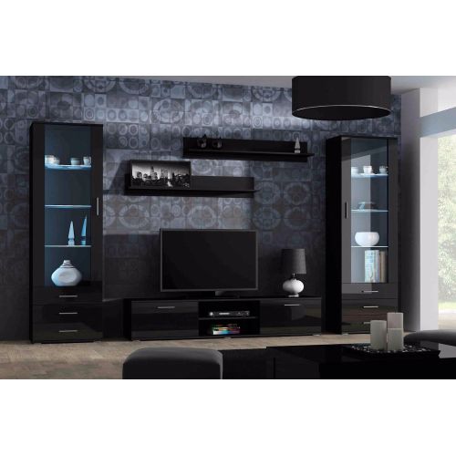 Стенка Сохо 7 Модерн глянцевая МДФ