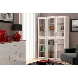 Шкаф книжный Моне 3.2 глянцевый МДФ