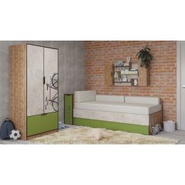 Шкаф распашной Лофт Простоквашино велосипед