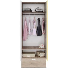 Шкаф распашной Юниор Оранжевая Корова кошка