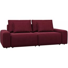 Диван модульный Гунер-3 Plush Red нераскладной