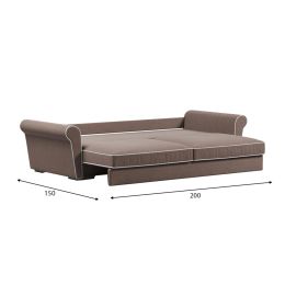 Диван прямой Челси Brown