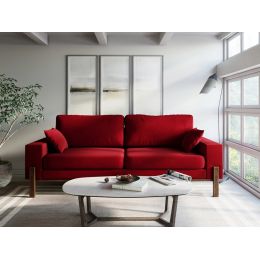 Диван прямой Хангель Plush Red