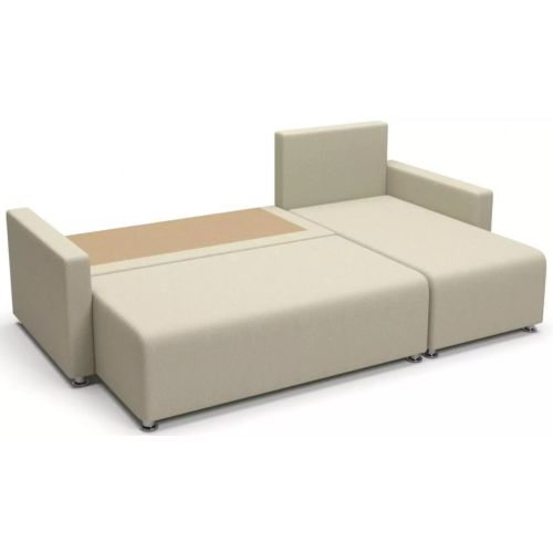 Диван угловой Каир Beige с подлокотниками