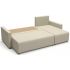 Диван угловой Каир Beige с подлокотниками