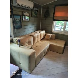 Диван угловой Питсбург Plush Yellow