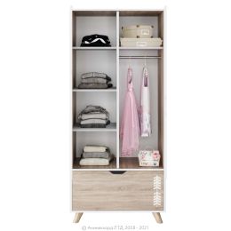 Шкаф двухдверный Маша и Медведь Folk