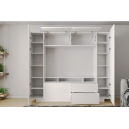 Стенка Купертино Денди (Квадрат Нео) 7 Глянцевый МДФ