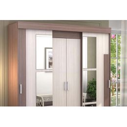 Шкаф-купе Феникс ясень шимо темный/ясень шимо светлый