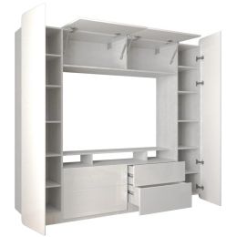 Стенка Купертино Денди (Квадрат Нео) 7 Глянцевый МДФ