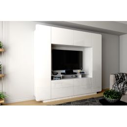 Стенка Купертино Денди (Квадрат Нео) 7 Глянцевый МДФ