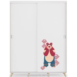 Шкаф-купе Маша и Медведь Folk