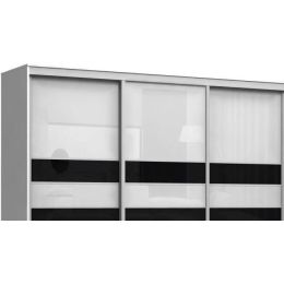 Шкаф-купе Колизей 6 Black/White