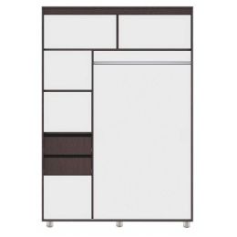 Шкаф-купе Комфорт 12 двухдверный с зеркалами