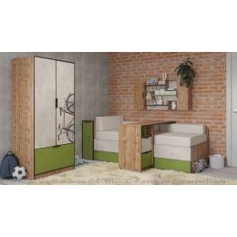 Шкаф распашной Лофт Простоквашино велосипед