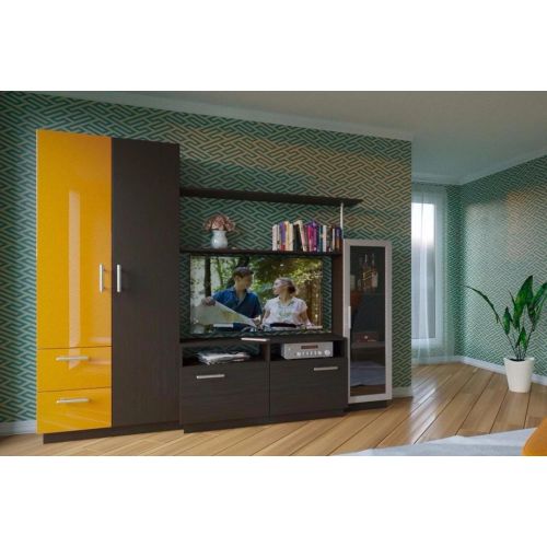 Стенка Флокс 3 глянцевый МДФ