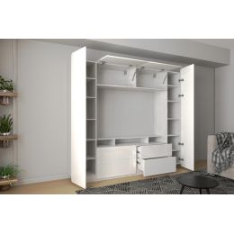 Стенка Купертино Денди (Квадрат Нео) 7 Глянцевый МДФ