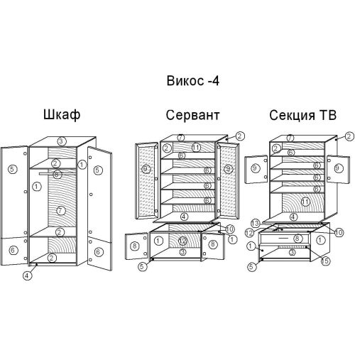 Стенка Викос 4