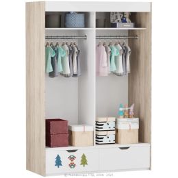 Шкаф-купе с ящиками Маша и Медведь Folk