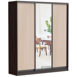 Шкаф-купе Корсика 210 трехдверный с зеркалом 1