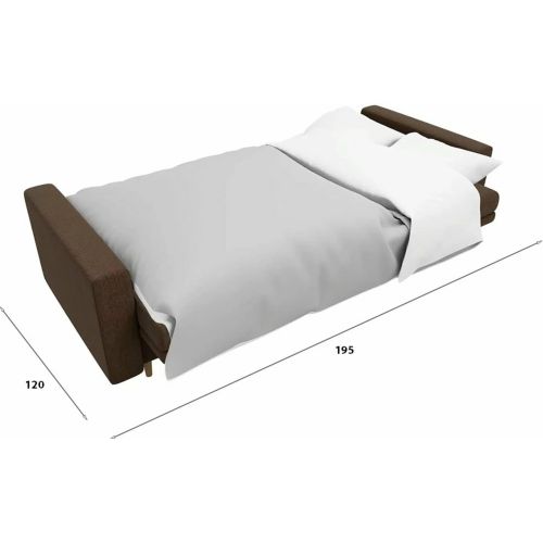 Диван прямой Белфаст Brown