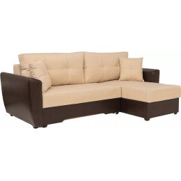 Диван угловой Амстердам-Eco Сан Brown