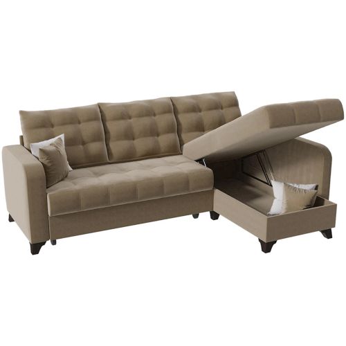 Диван угловой Беллано (Белла) Brown