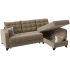 Диван угловой Беллано (Белла) Brown