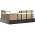 Диван угловой Карина (Каштан) Plush Beige