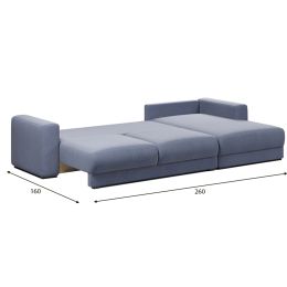 Диван угловой Ланкастер Blue