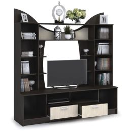 Стенка Центральная секция Ольбия венге/белфорд