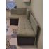 Кухонный диван Токио (Домино) Комби Light Green угловой